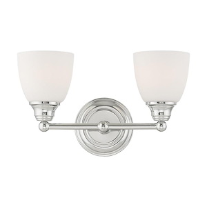 Somerville - 2 Light Bath Vanity in Traditional Style - 15 Inches wide by 9 Inches high - 443824