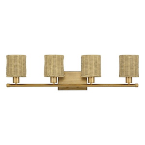 Weavington - 4 Light Large Bath Vanity-9.5 Inch Tall and 35.5 Inch Wide - 1391767