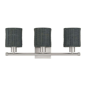 Weavington - 3 Light Bath Vanity-9.5 Inch Tall and 23.5 Inch Wide - 1391766