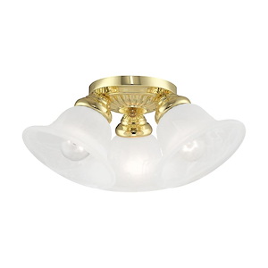 Edgemont - 3 Light Flush Mount in Traditional Style - 14.75 Inches wide by 7.5 Inches high - 1029679