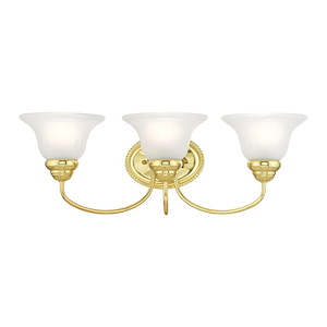 Edgemont - 3 Light Bath Vanity in Traditional Style - 23.5 Inches wide by 8 Inches high - 189709
