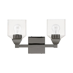 Aragon - 2 Light Bath Vanity In Architectural Style-9.5 Inches Tall and 15 Inches Wide - 1219763