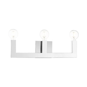 Solna - 3 Light Bath Vanity in Mid Century Modern Style - 21.5 Inches wide by 5.63 Inches high - 939572
