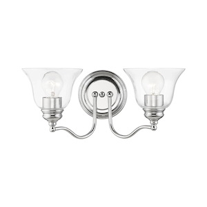 Moreland - 2 Light Bath Vanity In Transitional Style-7.5 Inches Tall and 15.25 Inches Wide - 1219818