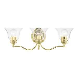 Moreland - 3 Light Bath Vanity In Transitional Style-7.5 Inches Tall and 24 Inches Wide - 1219905