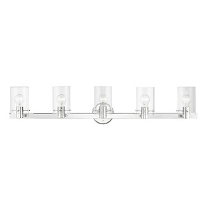Munich - 5 Light Bath Vanity In Contemporary Style-8.5 Inches Tall and 42 Inches Wide - 1219751