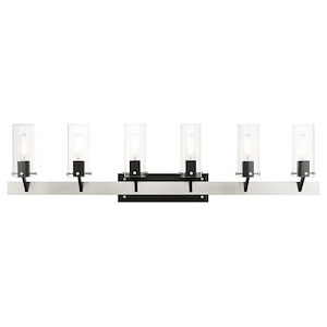 Beckett - 6 Light Bath Vanity in Industrial Style - 47.5 Inches wide by 11.75 Inches high - 1012000