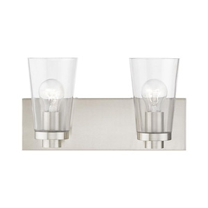 Cityview - 2 Light Bath Vanity In Contemporary Style-7.75 Inches Tall and 14 Inches Wide - 1219579