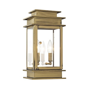 Princeton - 2 Light Outdoor Wall Lantern in Traditional Style - 7.5 Inches wide by 14 Inches high - 522723