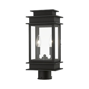 Princeton - 2 Light Medium Outdoor Post Top Lantern In Classic Style-16.75 Inches Tall and 5.5 Inches Wide - 1219581
