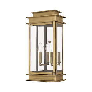 Princeton - 2 Light Outdoor Wall Lantern in Traditional Style - 9.5 Inches wide by 19 Inches high - 522721