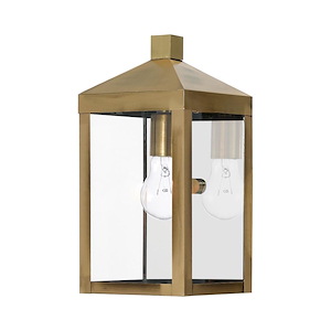 Nyack - One Light Outdoor Wall Lantern - 6.25 Inches wide by 12.75 Inches high - 614537