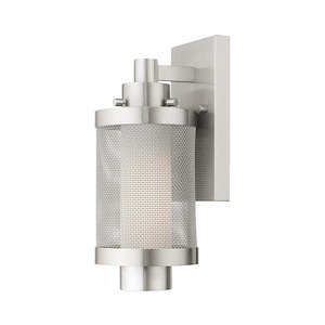 Nottingham - 1 Light Outdoor Wall Lantern in Contemporary Style - 5 Inches wide by 12 Inches high - 939527