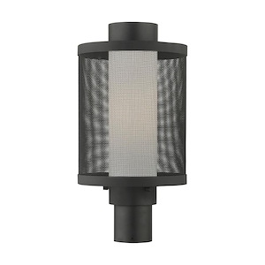 Nottingham - 1 Light Outdoor Post Top Lantern in Contemporary Style - 9 Inches wide by 17.5 Inches high - 939533
