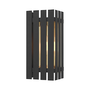 Greenwich - 1 Light Outdoor Wall Lantern in Industrial Style - 6 Inches wide by 13 Inches high - 939590