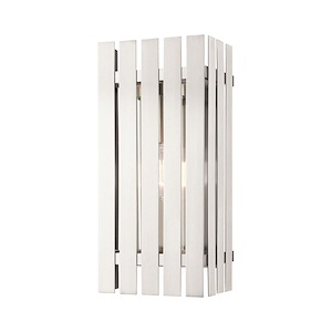 Greenwich - 1 Light Outdoor Wall Lantern in Industrial Style - 8 Inches wide by 17 Inches high - 939591
