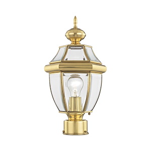 Monterey - 1 Light Outdoor Post Top Lantern in Traditional Style - 8.5 Inches wide by 16.5 Inches high - 1029689