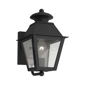 Mansfield - 1 Light Outdoor Wall Lantern in Coastal Style - 5.5 Inches wide by 9.25 Inches high - 374413