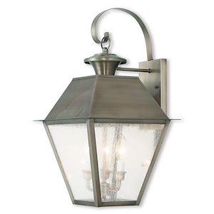 Mansfield - One Light Post - 7.5 Inches wide by 13.5 Inches high - 374406