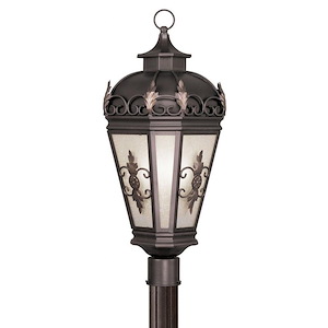 Berkshire - 3 Light Outdoor Wall Lantern in French Country Style - 11.5 Inches wide by 32 Inches high - 414990