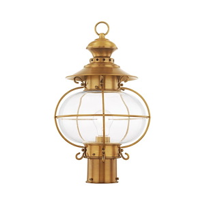 Harbor - 1 Light Outdoor Post Top Lantern in Coastal Style - 10.5 Inches wide by 17 Inches high - 189725