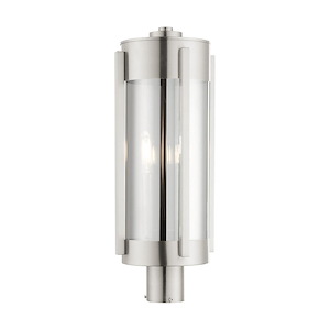 Sheridan - 3 Light Outdoor Post Top Lantern in Contemporary Style - 8.63 Inches wide by 22 Inches high - 939550