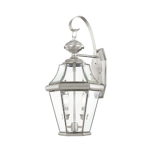 Georgetown - 2 Light Outdoor Wall Lantern in Traditional Style - 10.25 Inches wide by 20.75 Inches high - 189719