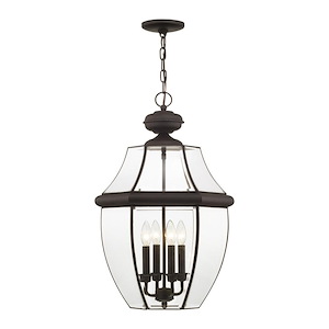 Monterey - 4 Light Outdoor Pendant Lantern in Traditional Style - 16 Inches wide by 25.5 Inches high - 1029701