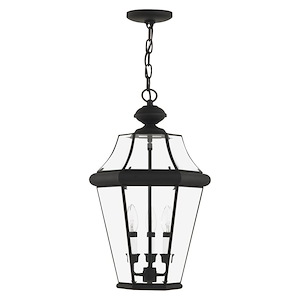 Georgetown - 3 Light Outdoor Pendant Lantern in Traditional Style - 13 Inches wide by 21 Inches high - 1029702