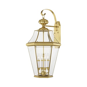 Georgetown - 4 Light Outdoor Wall Lantern in Traditional Style - 16 Inches wide by 30 Inches high - 1029703
