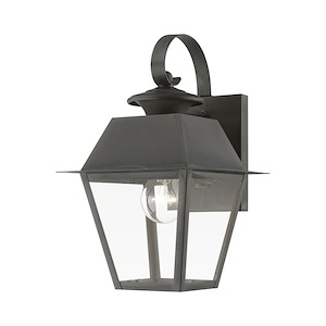 Wentworth - 1 Light Small Outdoor Wall Lantern In Classic Style-12.5 Inches Tall and 7.5 Inches Wide - 1220010