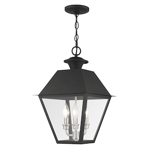Mansfield - 3 Light Outdoor Pendant Lantern - 1012131