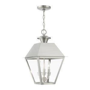 Wentworth - 3 Light Large Outdoor Pendant In Classic Style-19 Inches Tall and 12 Inches Wide - 1220011