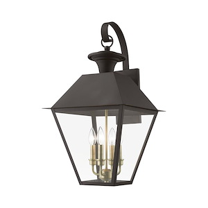 Wentworth - 4 Light Extra Large Outdoor Wall Lantern In Classic Style-27.5 Inches Tall and 15 Inches Wide - 1219827