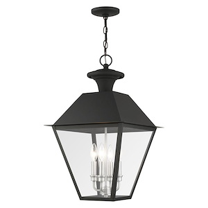 Mansfield - 4 Light Outdoor Pendant Lantern in Coastal Style - 15 Inches wide by 24.5 Inches high - 1012134
