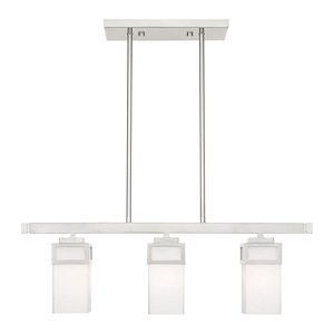 Harding - 3 Light Linear Chandelier in Modern Style - 4.5 Inches wide by 9.5 Inches high - 614590