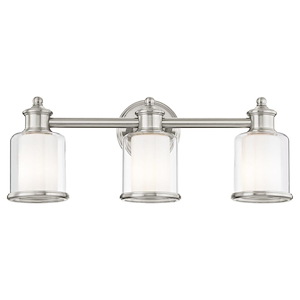 Middlebush - 3 Light Bath Vanity in Traditional Style - 23.5 Inches wide by 9 Inches high - 522695