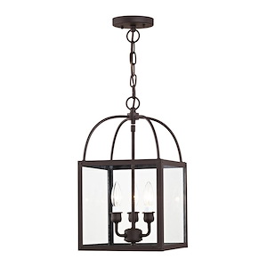 Milford - 3 Light Convertible Mini Pendant in Farmhouse Style - 10 Inches wide by 17 Inches high - 1029726