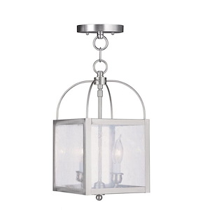 Milford - 2 Light Convertible Mini Pendant in Farmhouse Style - 8 Inches wide by 15 Inches high - 1029729