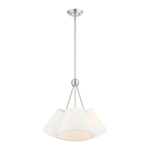 Prato - 3 Light Chandelier in Modern Style - 21 Inches wide by 20.5 Inches high - 939417