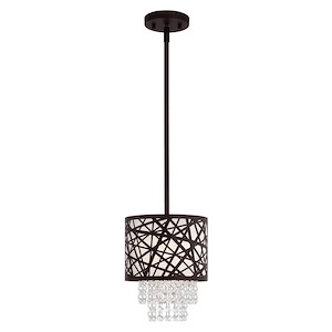 Allendale - 1 Light Mini Pendant in Contemporary Style - 8 Inches wide by 12.25 Inches high - 614584