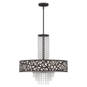 Allendale - 5 Light Pendant in Contemporary Style - 22 Inches wide by 25.25 Inches high - 614579