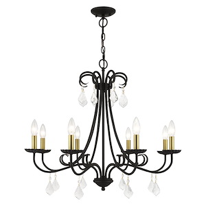 Daphne - 8 Light Large Chandelier-25 Inches Tall and 29.75 Inches Wide - 614575