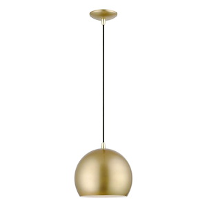 Piedmont - 1 Light Pendant In Transitional Style-15 Inches Tall and 10 Inches Wide - 1094684