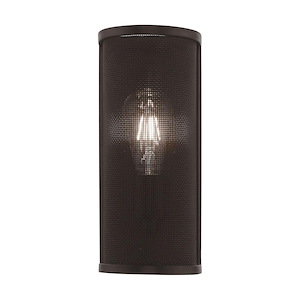 Braddock - 1 Light ADA Wall Sconce in Industrial Style - 5 Inches wide by 12 Inches high - 735785