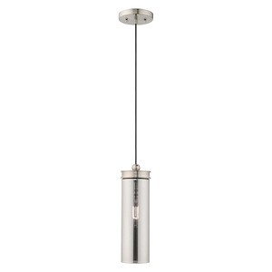 Art Glass - 1 Light Mini Pendant in Coastal Style - 5.13 Inches wide by 15 Inches high - 735776
