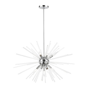 Utopia - 9 Light Large Pendant In Sparkling Style-25.75 Inches Tall and 32 Inches Wide - 1219875