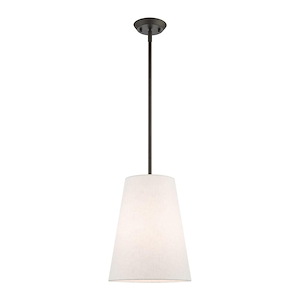 Prato - 1 Light Pendant in Modern Style - 11 Inches wide by 19.25 Inches high - 939416