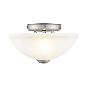 Somerset - 2 Light Flush Mount in Traditional Style - 11 Inches wide by 6.25 Inches high - 415097