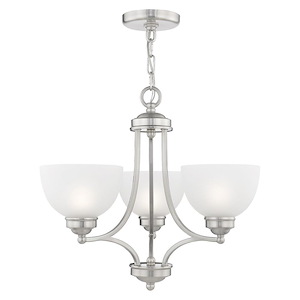 Somerset - 3 Light Chandelier in Traditional Style - 20 Inches wide by 18 Inches high - 415085